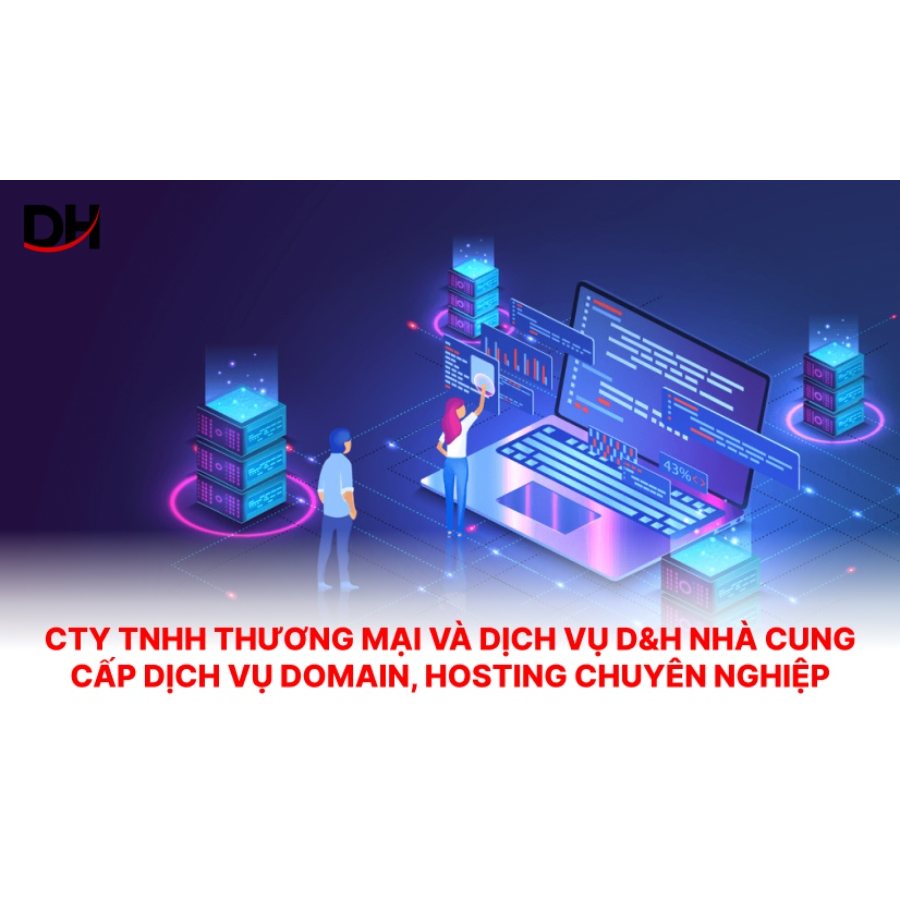 Cty TNHH thương mại và dịch vụ Công nghệ D&H nhà cung cấp dịch vụ domain, hosting chuyên nghiệp